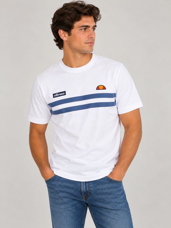 SHB08507 VENIRE TEE WHITE/TEAL