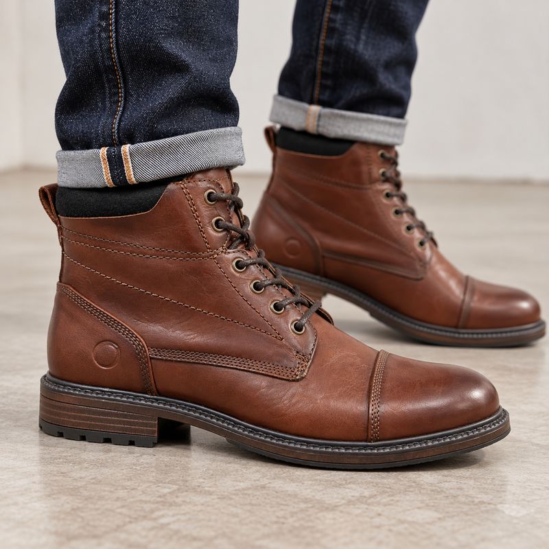 KAMO BOOT COGNAC