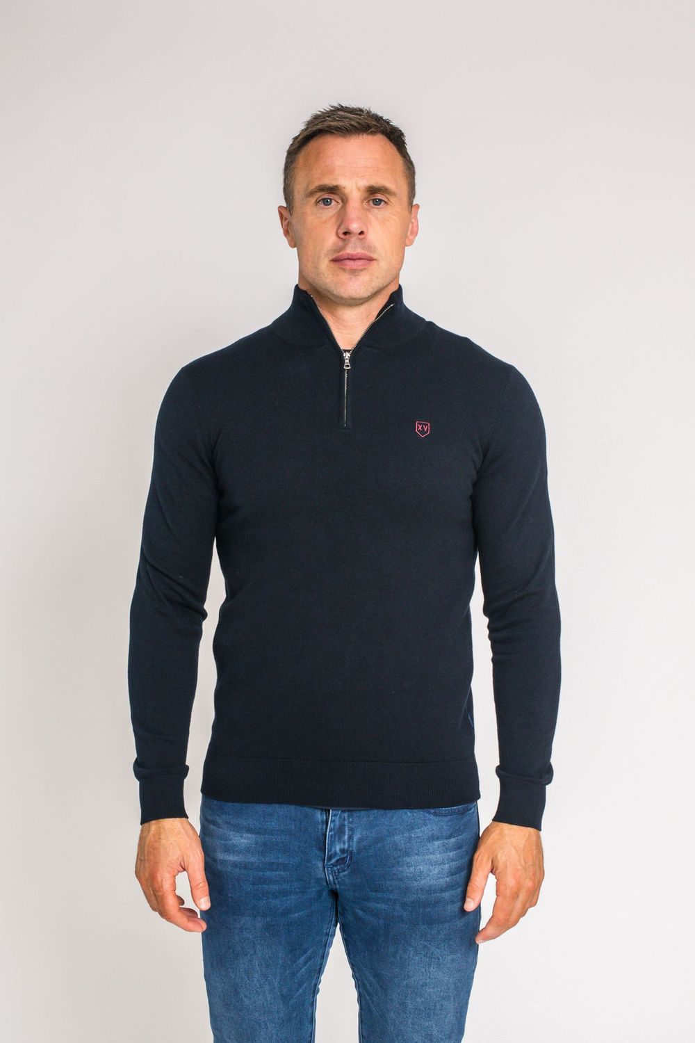 PERPIGNAN 1/4 ZIP CLASSIC ADMIRAL