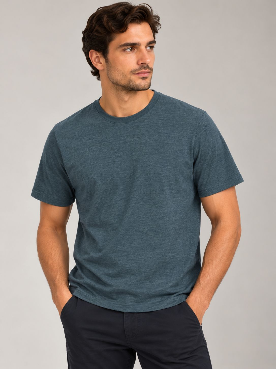 30204781 JERMANE TEE 184215 BLUE MIRAGE