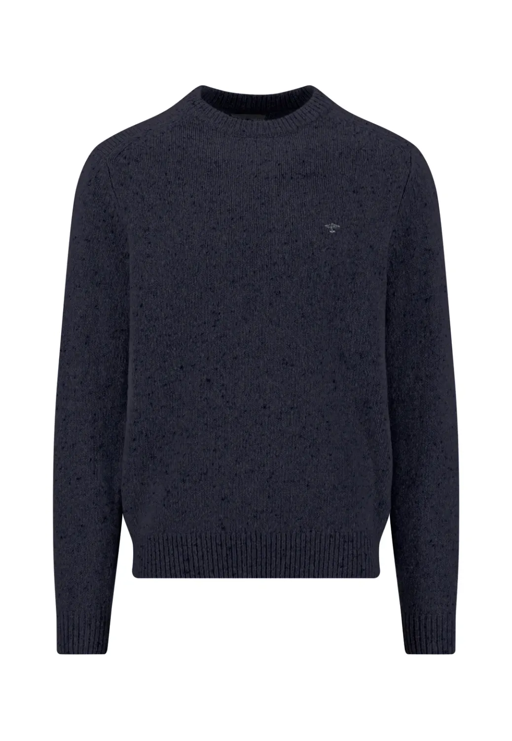 1610 344 O NECK COL 690 NAVY