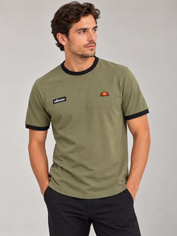 SHR03877 RINGETTO TEE  OLIVE