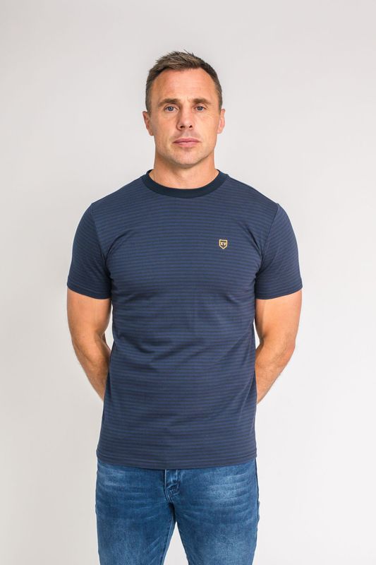 JAGUARS TEE  COBALT STRIPE