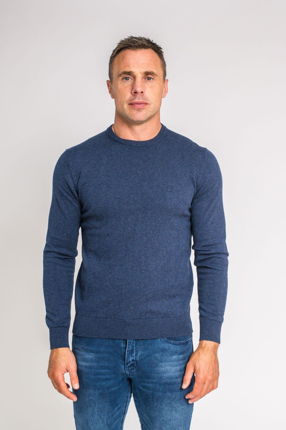 WARHAWKS CREW NECK DEEP OCEAN