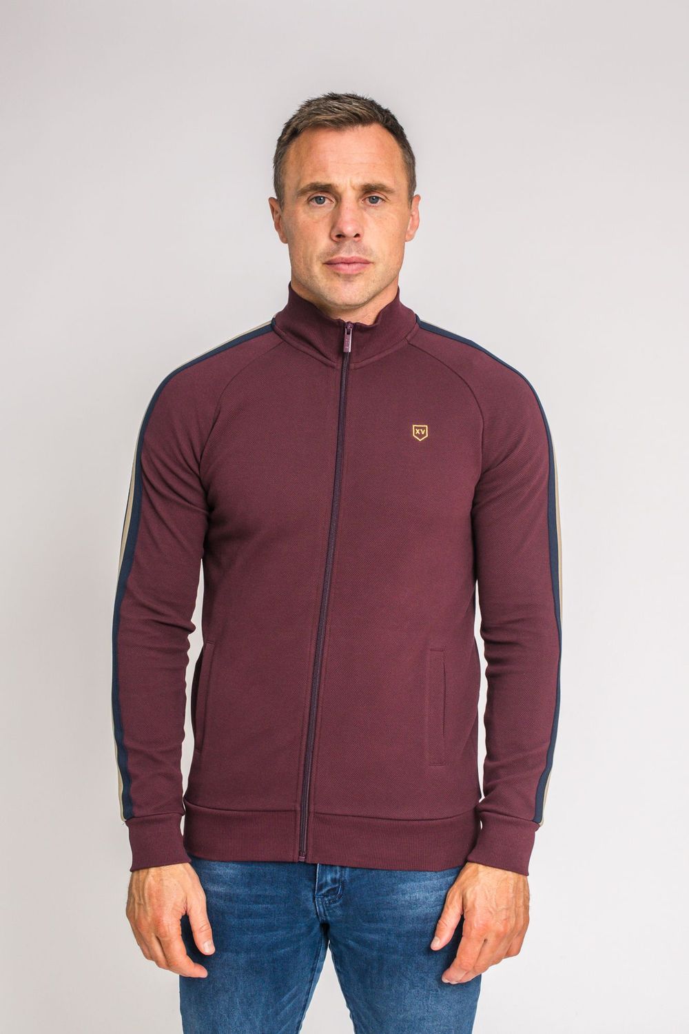 VELOCITY FULL ZIP MERLOT JAMACO