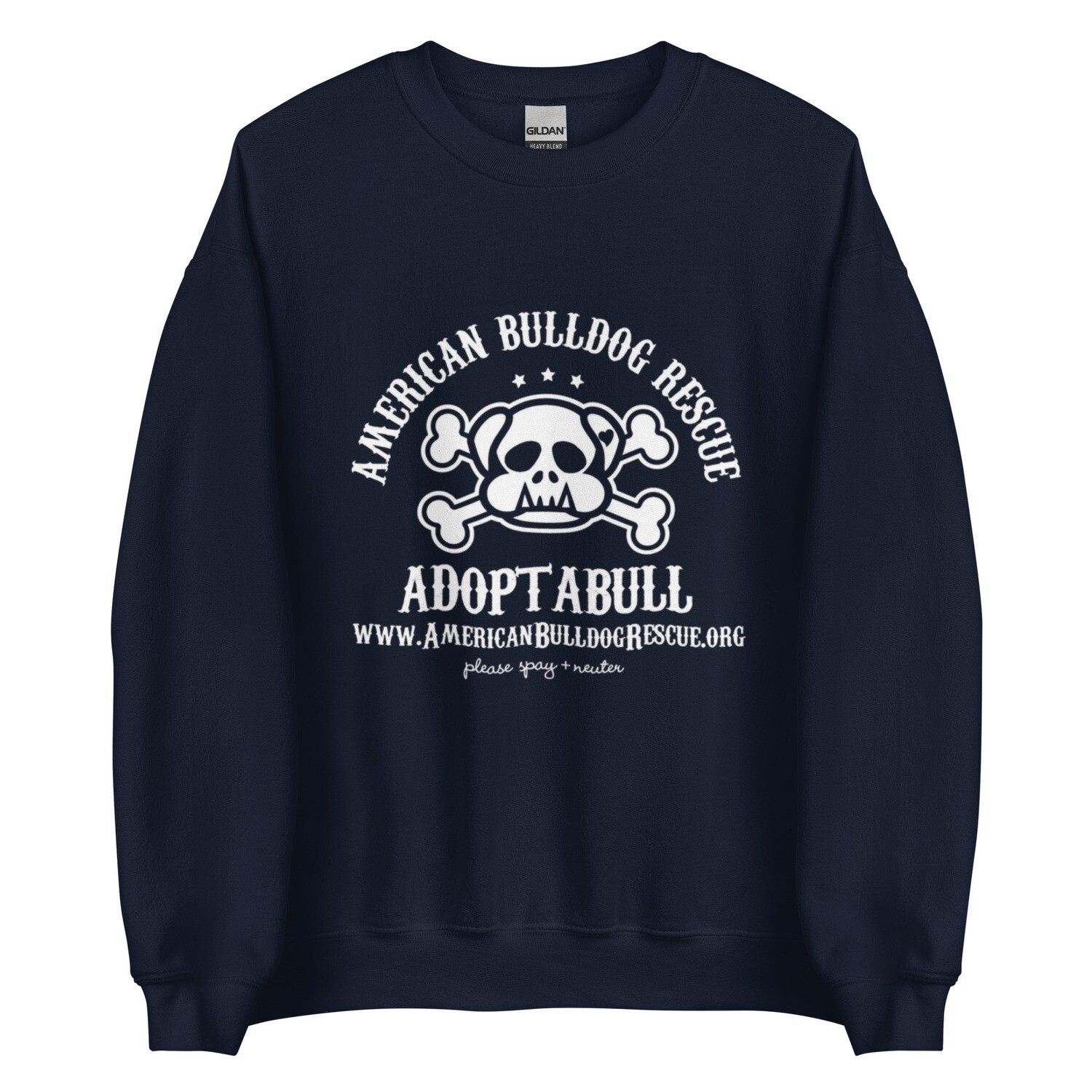 Adoptabull-Crewneck sweatshirt