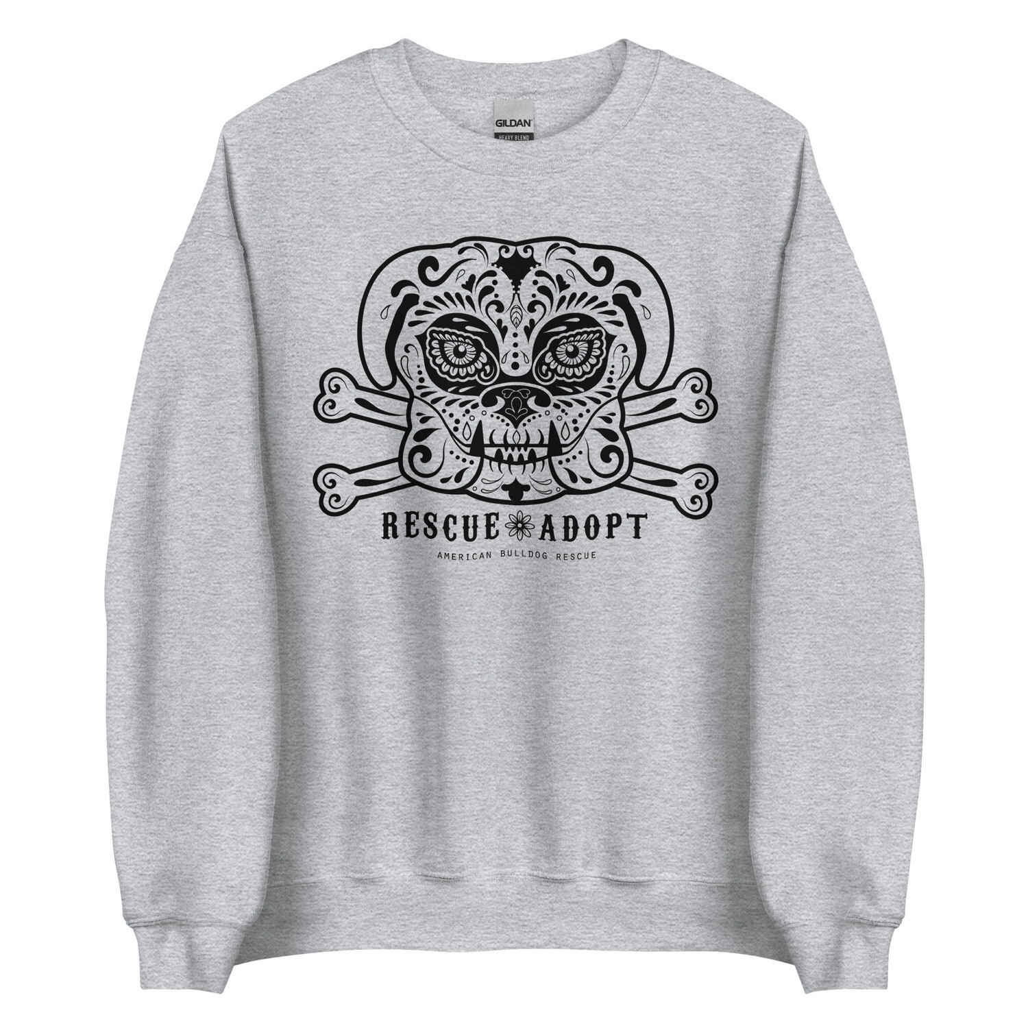 Sugar Skull-Crewneck sweatshirt