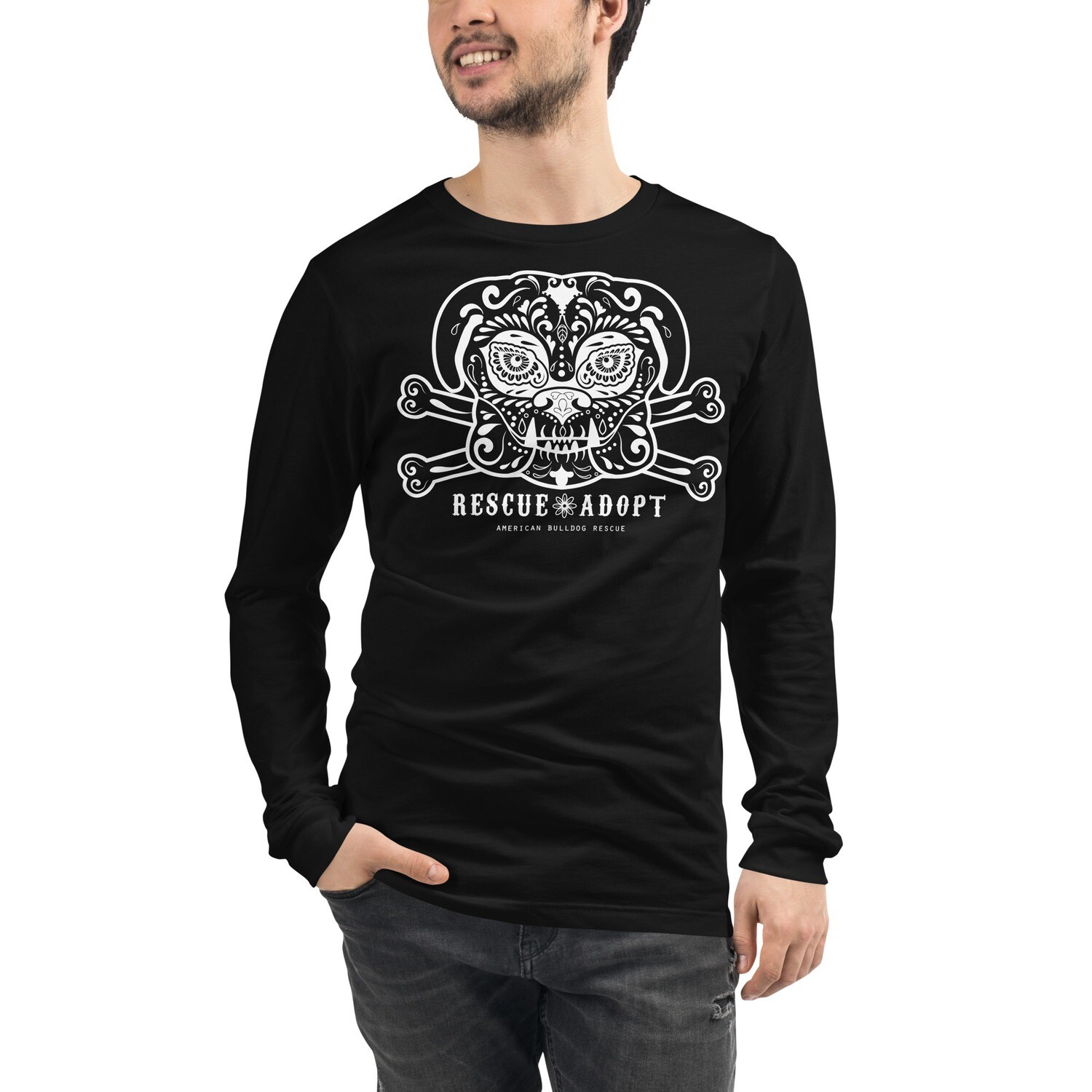 Sugar Skull-Long sleeve tee