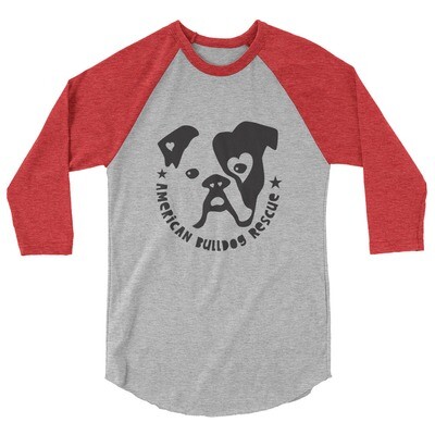 Heart logo-3/4 Sleeve raglan shirt