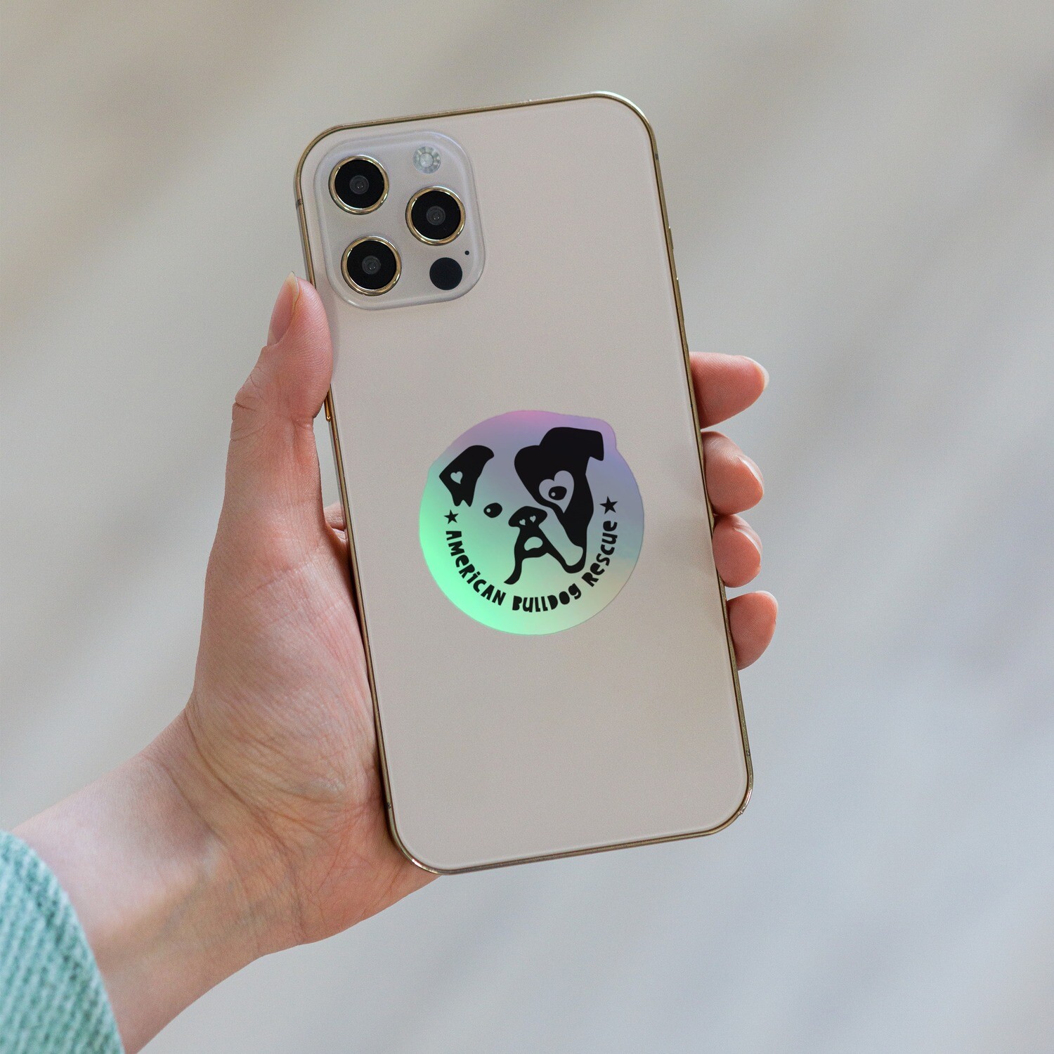 Holographic stickers