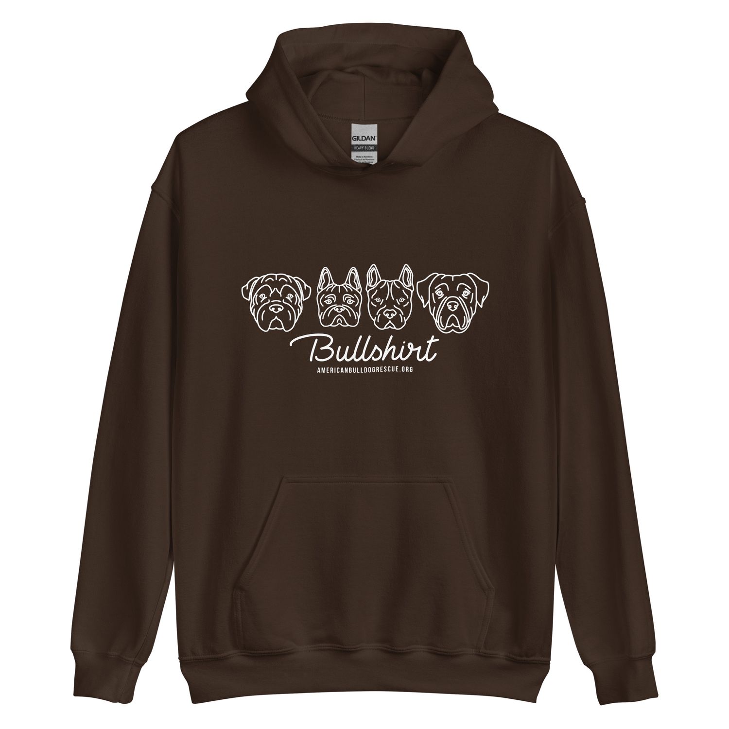 BullShirtWHT-Hoodie