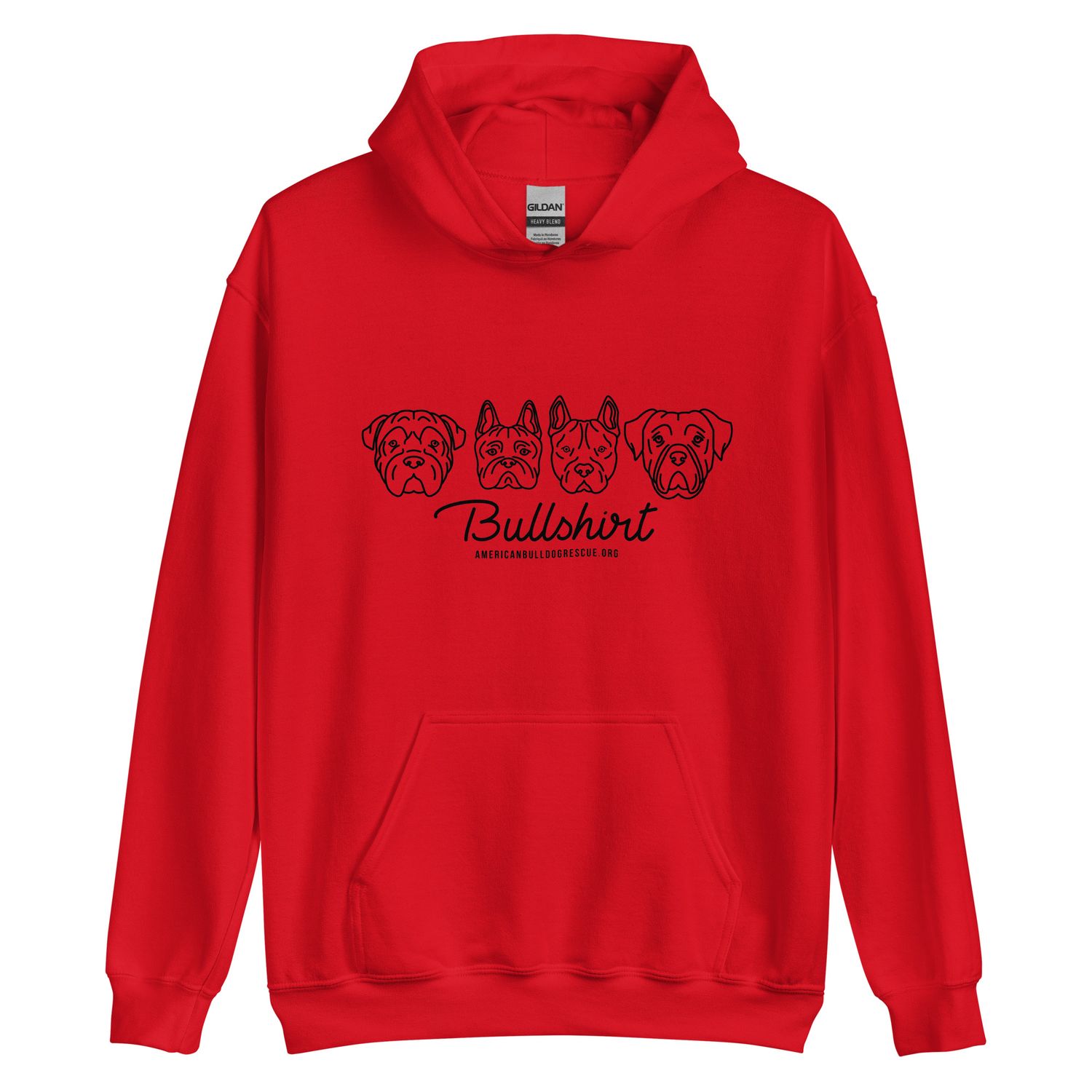 BullShirtBLK-Hoodie