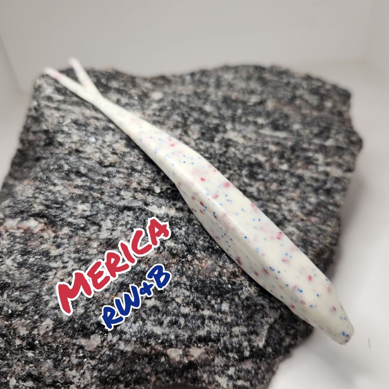 5&quot; Split tail Jerk 6 pk