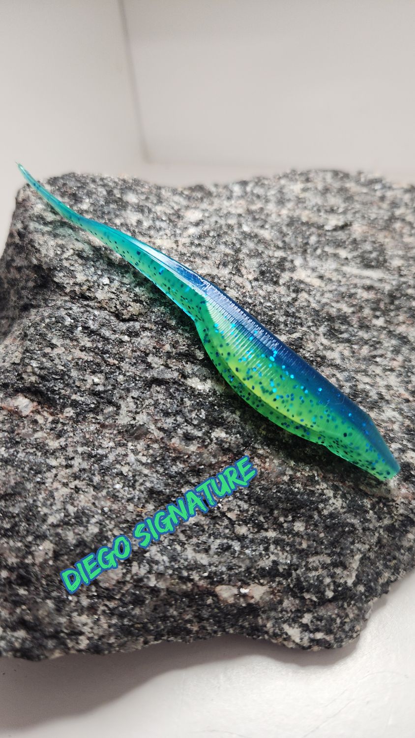4" Split tail Jerk 8 pk