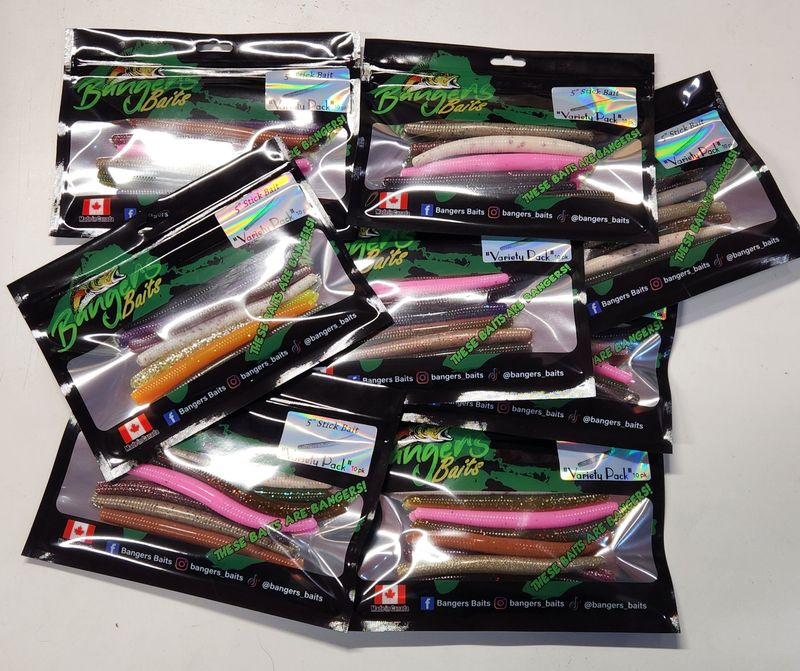 5" Stick bait Variety Packs 1 pk of 8