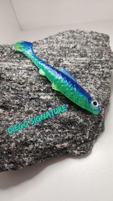 3.5 Swim Bait  Dual Color 5 pk