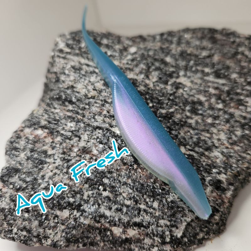 5" Split tail Jerk Dual Color 6 pk