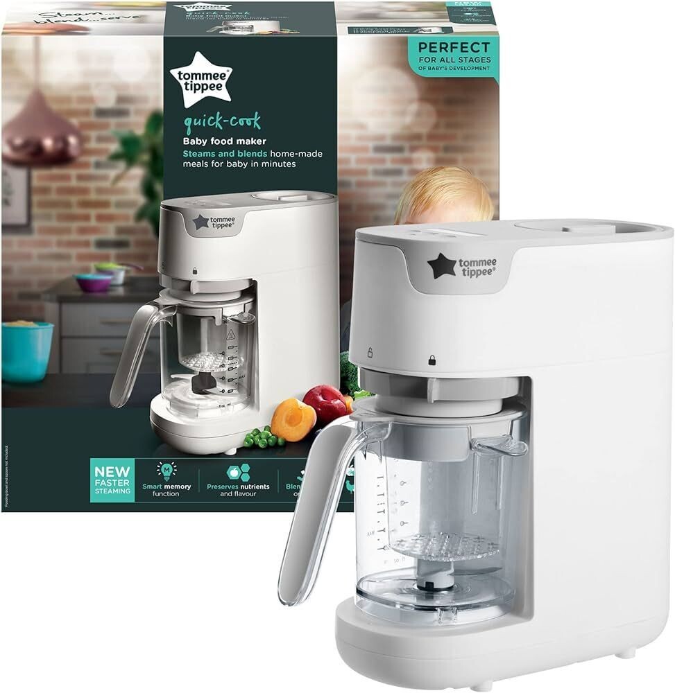 NEW Tomme tippe quick cook baby food maker