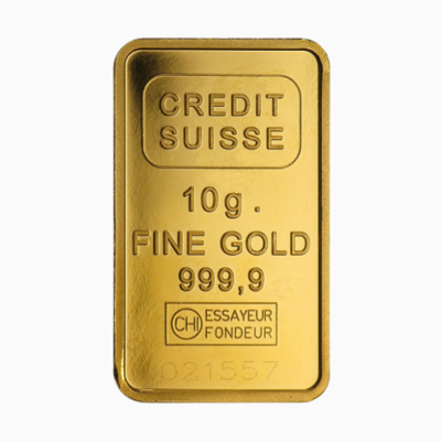 Credit Suisse 10g Gold Bar 24K (999.9)