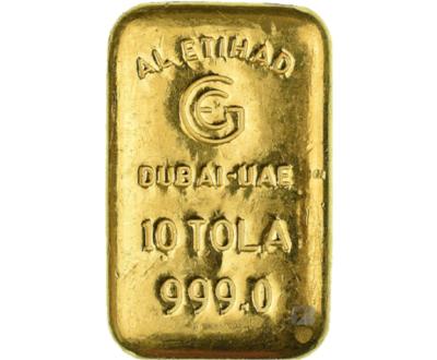 Ten Tola Gold Bar (999)