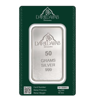 50g Silver Bar 24K (999.9)