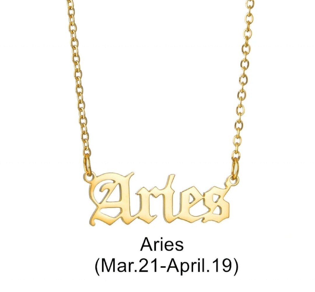 Zodiac Sign Necklace