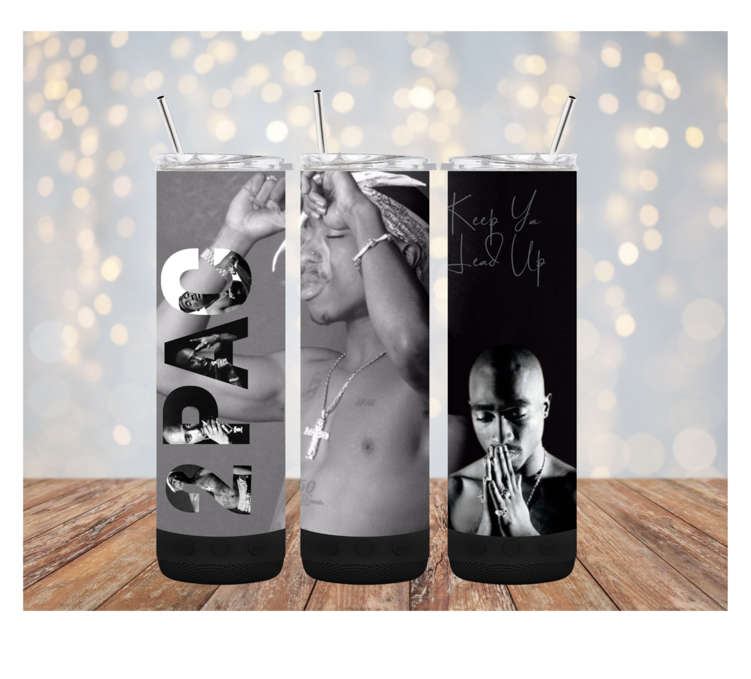 2Pac 20oz tumbler speaker