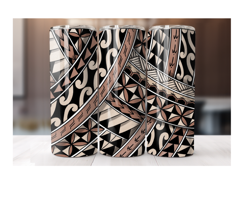 Polynesian Brown 20oz Tumbler