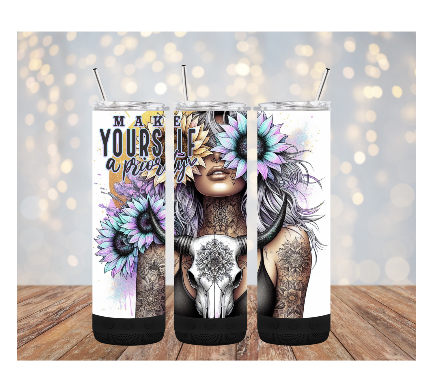 Make yourself a Priority 20oz tumbler speaker