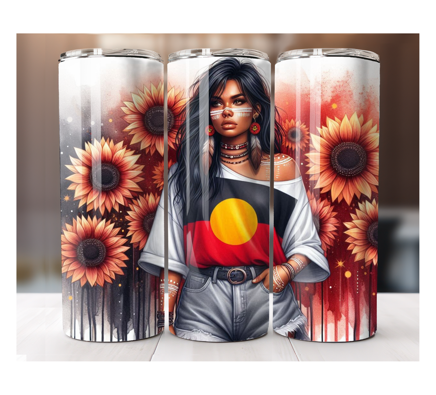 Aboriginal Chick 20oz tumbler