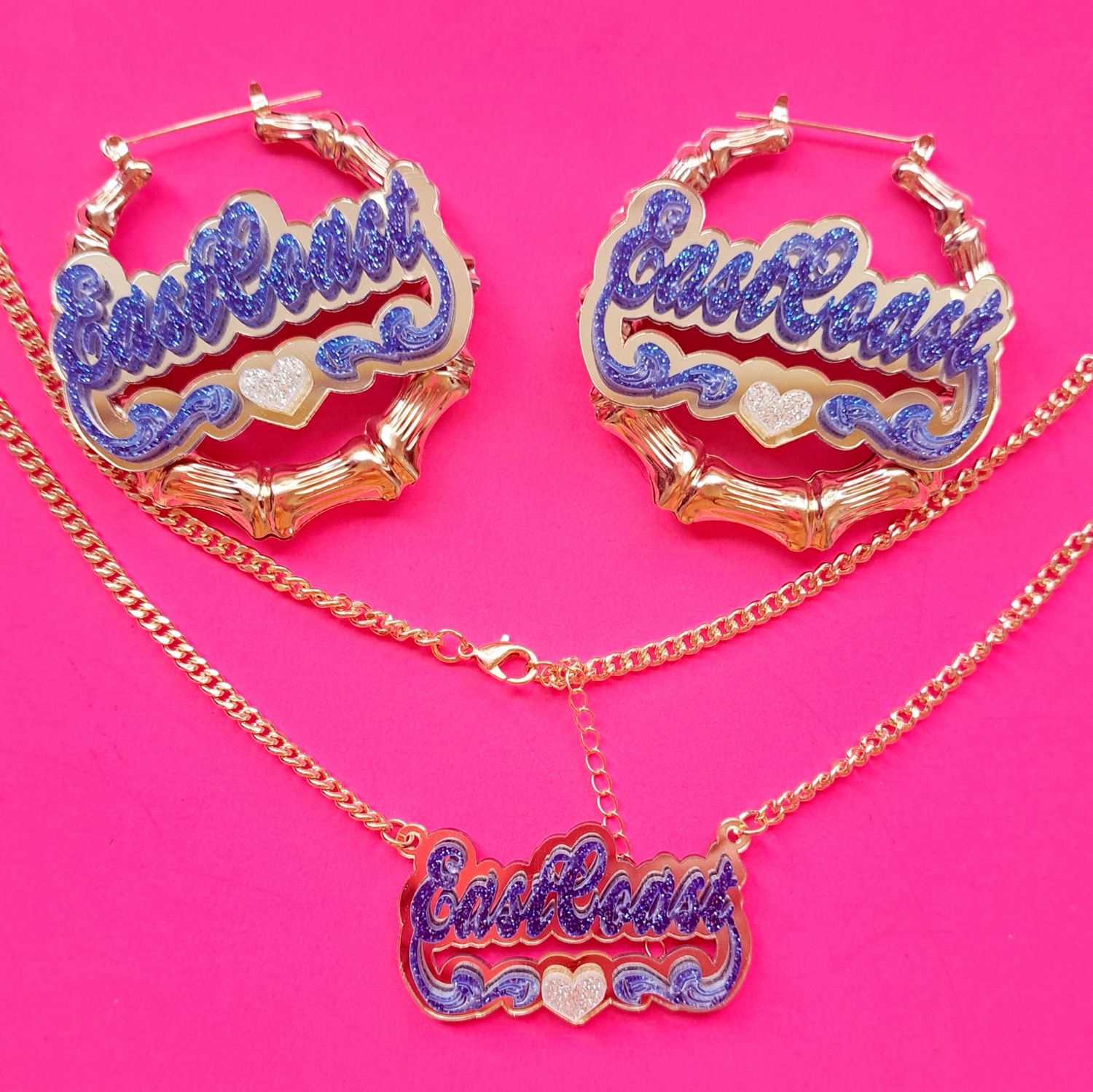Eastcoast necklace and earring set