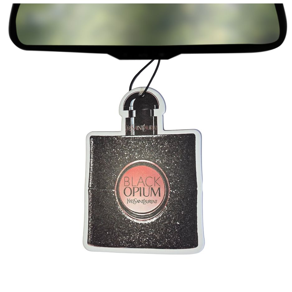 Black Opium Inspired Bottle Air Freshener