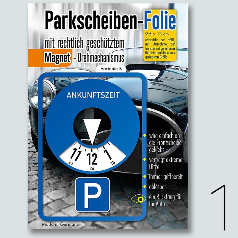 Parkscheibe Variante B