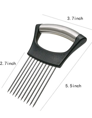 Stainless Steel Onion Holder for Slicing
