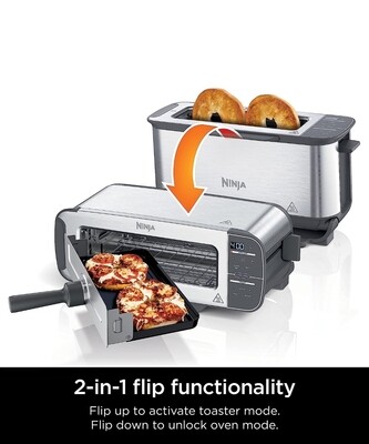 Ninja ST100 Foodi 2-in-1 Flip Toaster