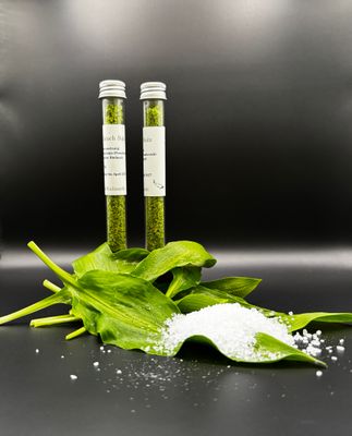 Bärlauchsalz Reagenzglas