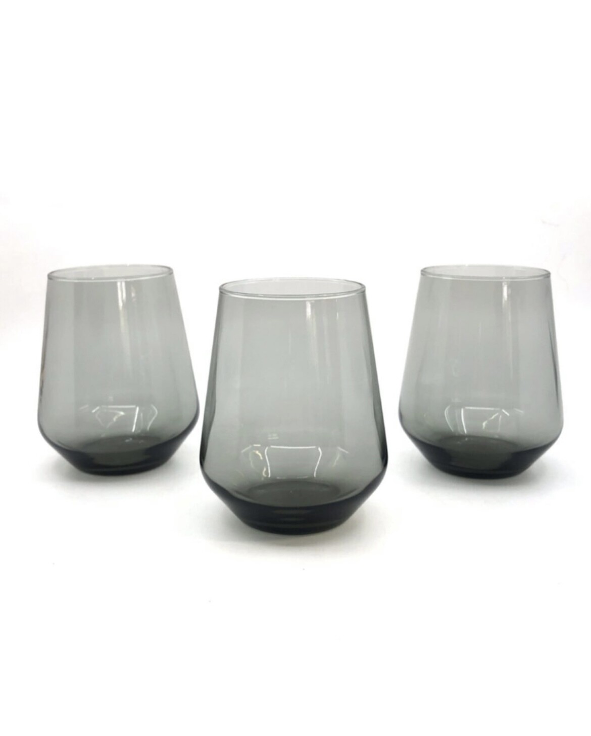 Pasabahce Allegra Trinkglas Schwarz 3er Set - 425 ml