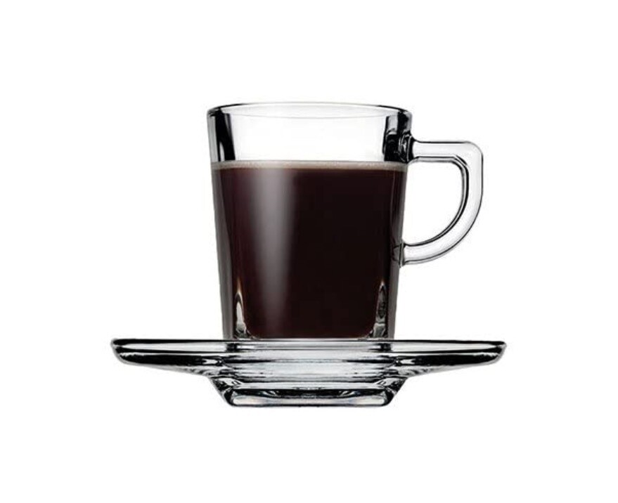 Pasabahce Carre Kaffeetasse 6er Set - 72 ml