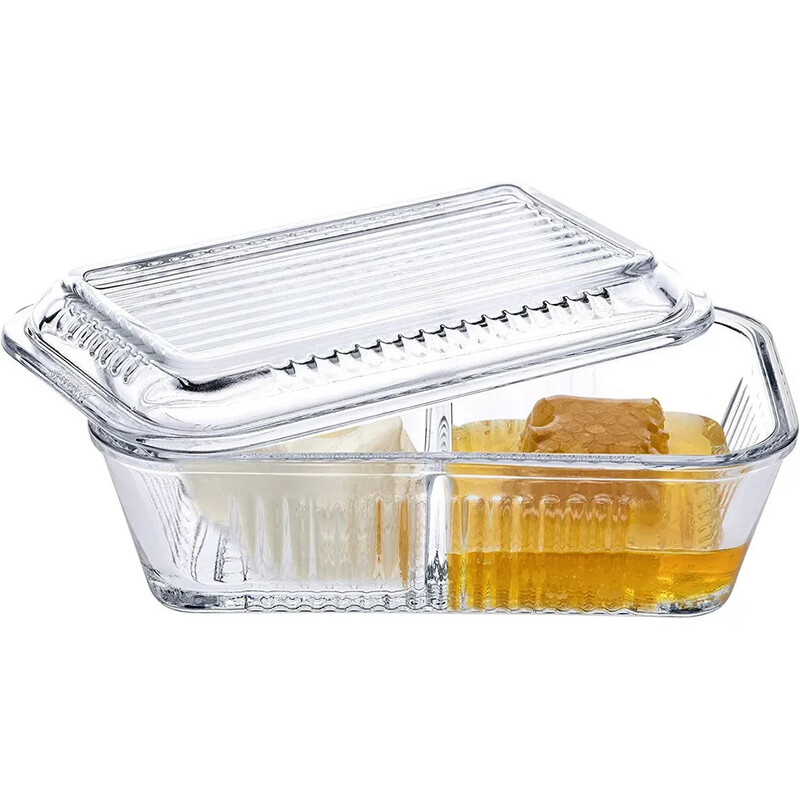 Pasabahce Frigo geteilte Butterdose