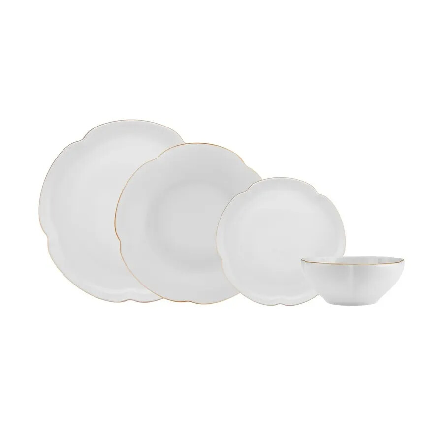 Karaca Flora Geschirrset - 24-teilig- 6 Personen