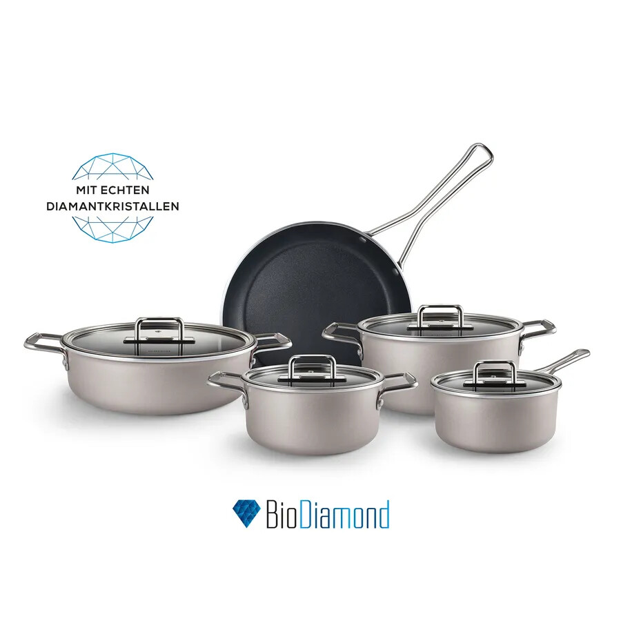 Karaca Mastermaid BioDiamond Kochtopfset - 9-teilig