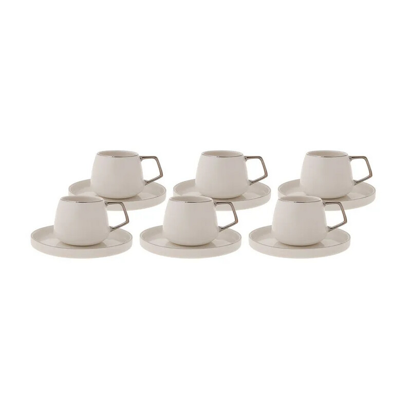 Karaca Saturn 6 Personen Mokkatassen Set
