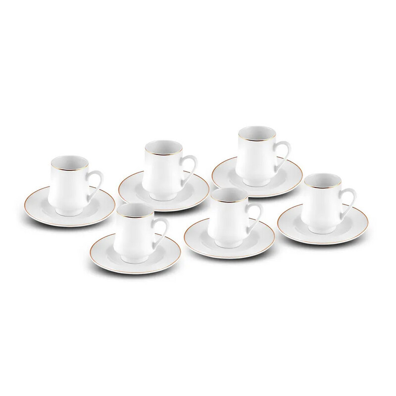 Karaca Runo 6 Personen Mokkatassen Set - 100 ml