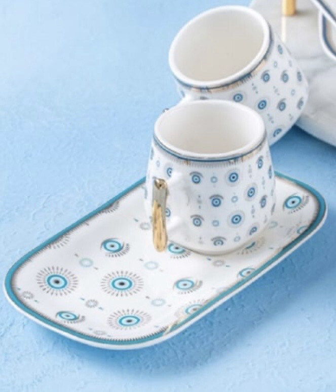 Acar Norma 6 Personen Mokkatassen Set