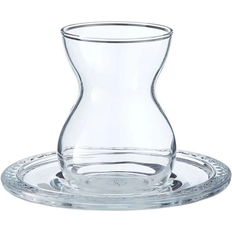 Pasabahce Etnik Teeglas 6er Set 12-teilig - 140 ml