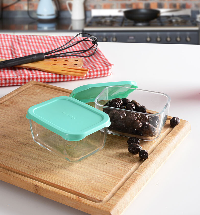 Pasabahce Snowbox Glasschale 2er Set - 420 ml