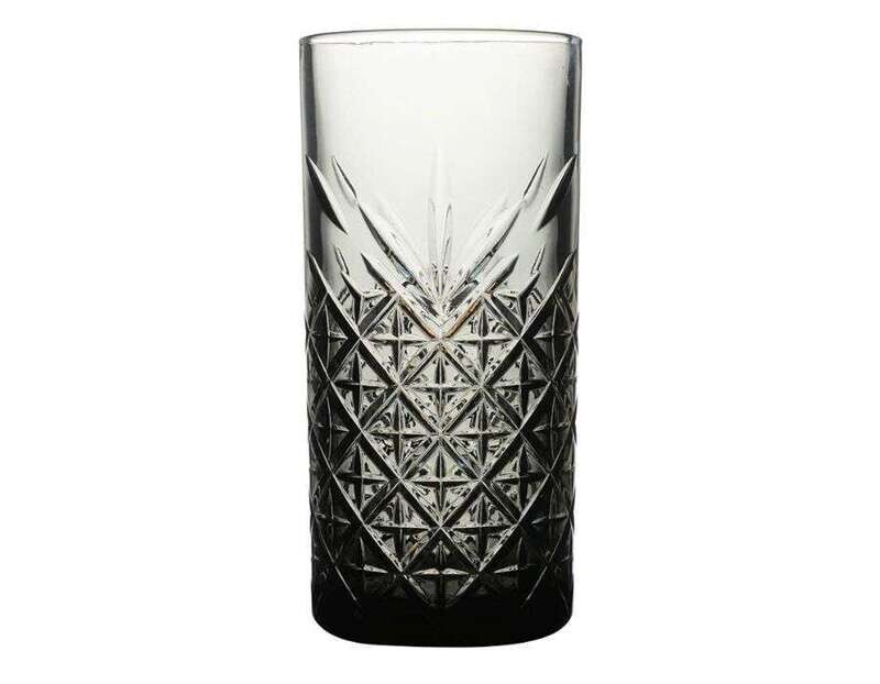 Pasabahce Timeless Trinkglas Schwarz 4er Set - 450 ml