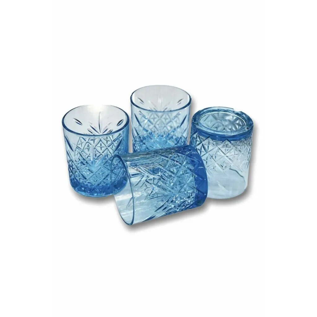 Pasabahce Timeless Trinkglas Türkis 4er Set - 345 ml