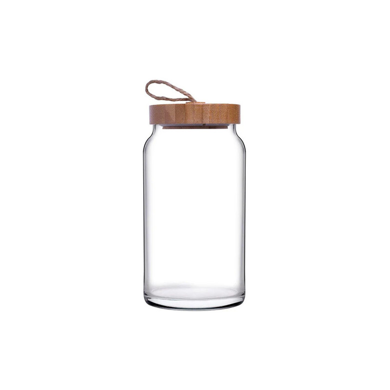 Pasabahce Woody Vorratsglas Holzdeckel - 1130 ml