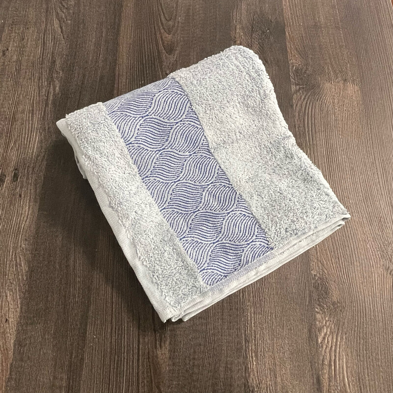 Ipekce Handtuch Türkis mit dunklem Muster 50x90 cm
